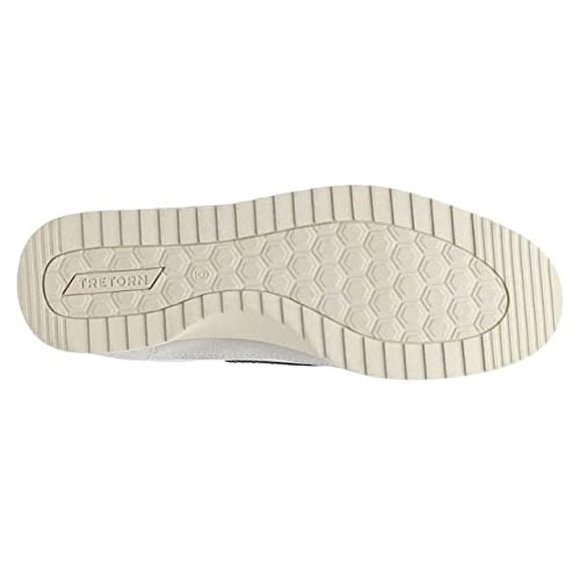 Tretorn Womens Rawlins Sneakers Lace-Up Casual Tennis Shoes,White Navy,9 - Picture 4 of 4